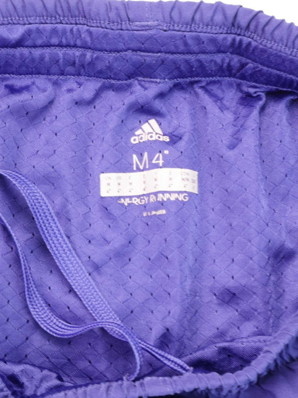 Adidas Running Shorts Womens M Purple Blue Athletic Workout - Picture 6 of 8